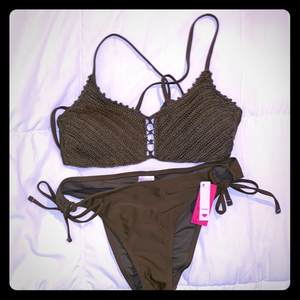 Olive green bikini